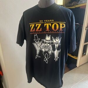 ZZ Top 50 Years Live in Concert T-Shirt size XL